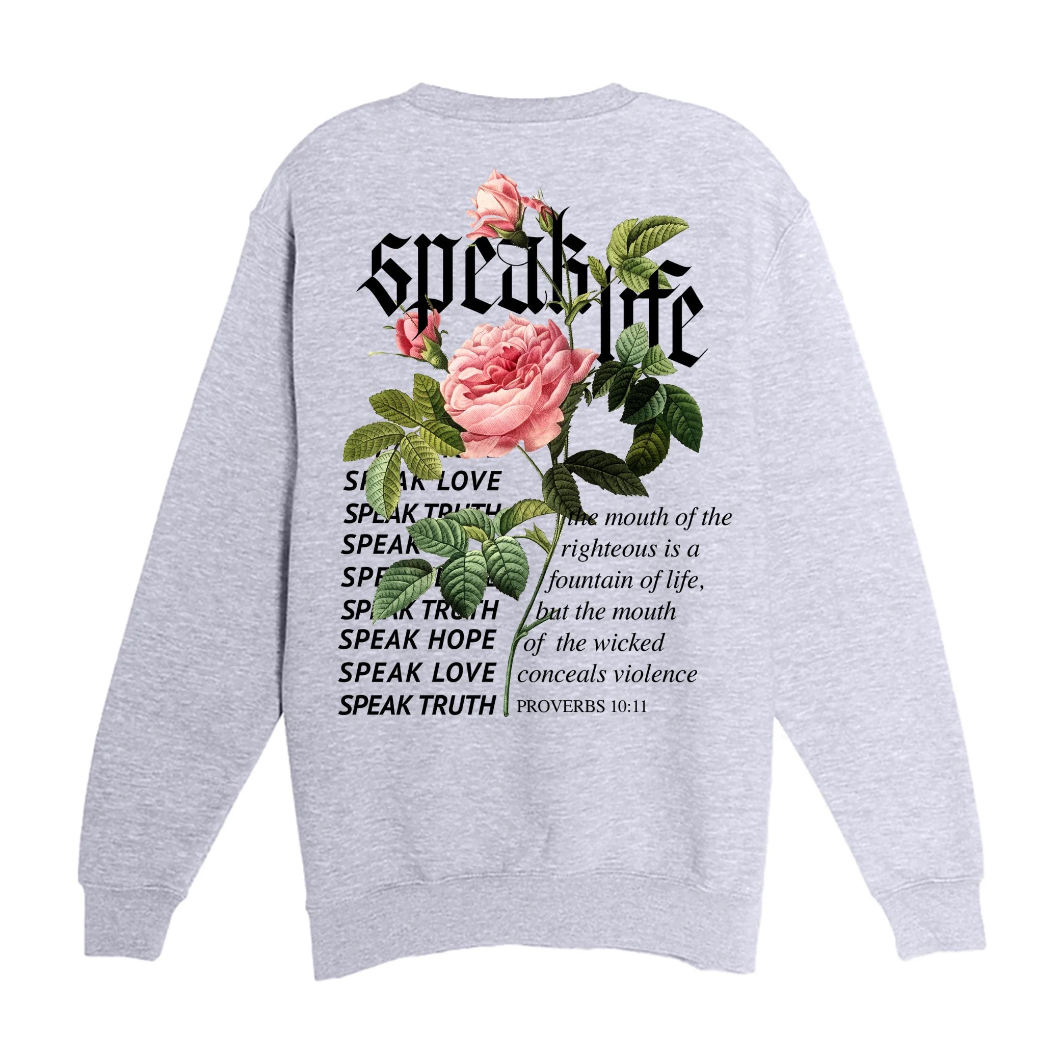 Speak Life Crewneck Sweatshirt - Image 5